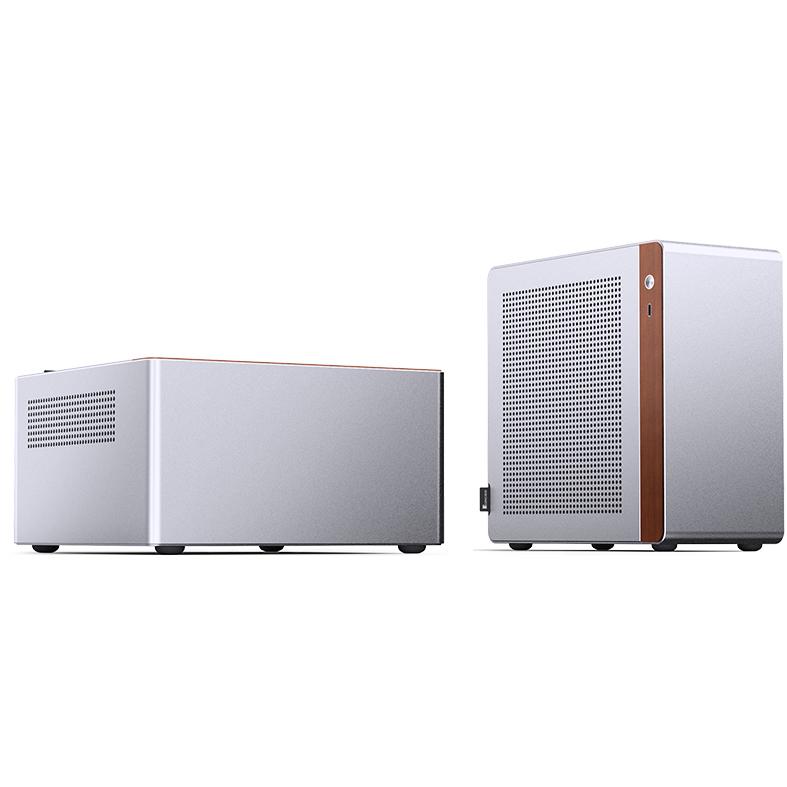 A large main feature product image of Jonsbo N10 - SFF 4.5L Mini-ITX NAS Case (Silver)
