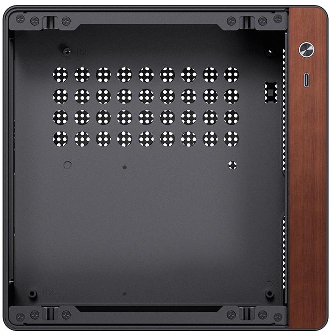 A large main feature product image of Jonsbo N10 - SFF 4.5L Mini-ITX NAS Case (Black)