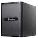 A product image of SilverStone DS380 Compact 21.6L Mini-ITX NAS Case