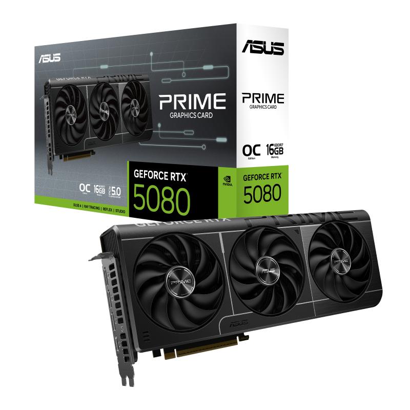 ASUS GeForce RTX 5080 PRIME OC 16GB GDDR7