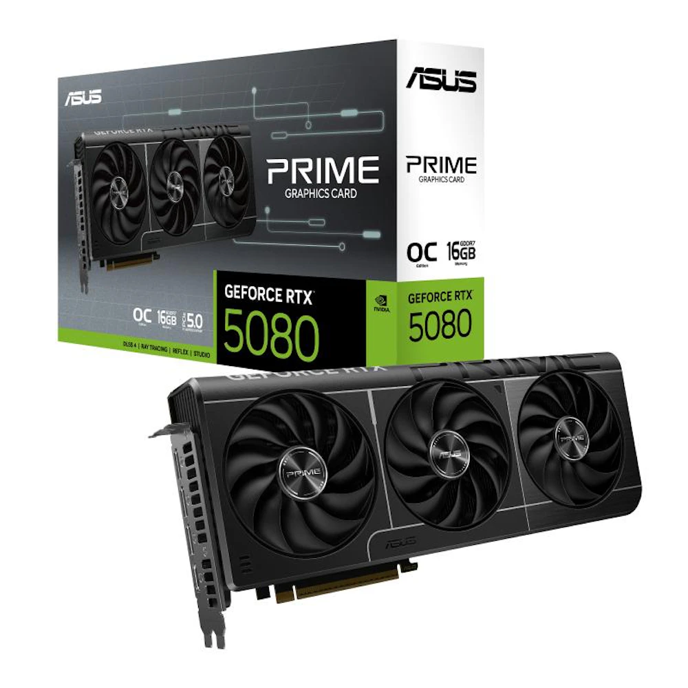 ASUS GeForce RTX 5080 Prime OC 16GB GDDR7