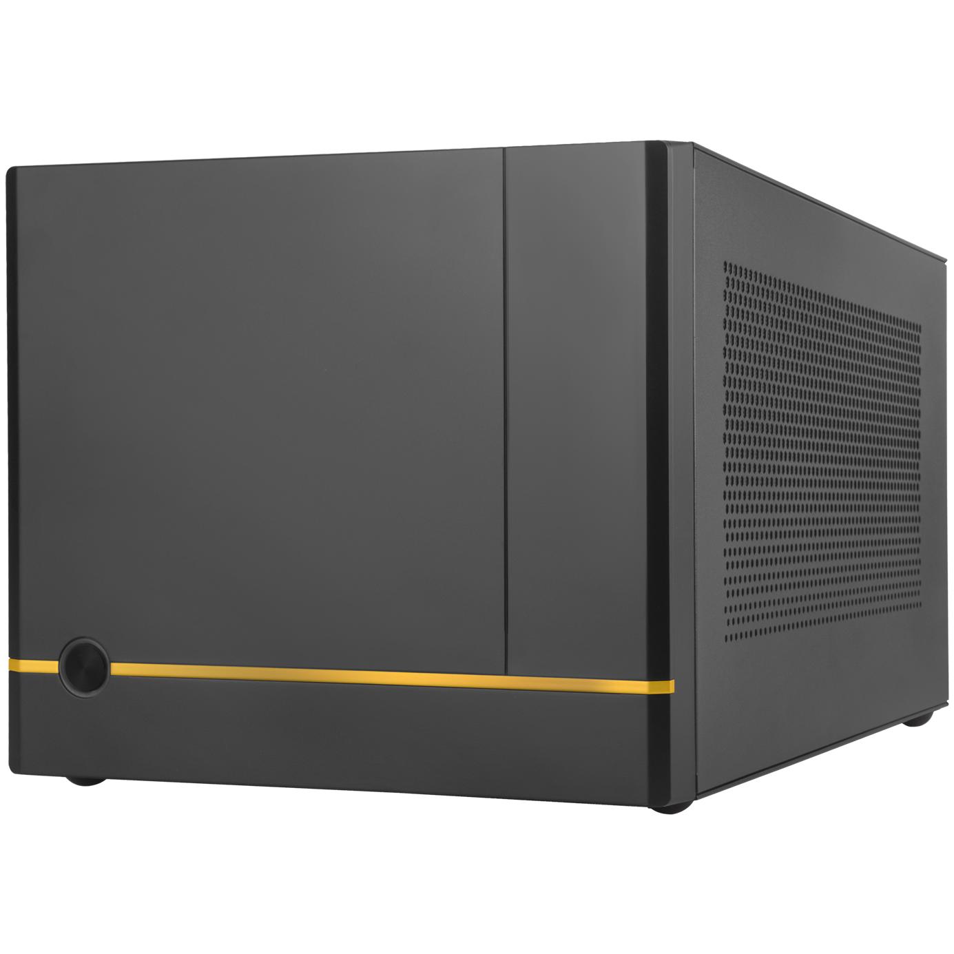 A large main feature product image of SilverStone SUGO 14 SFF 19.6L Mini-ITX Case (Black)