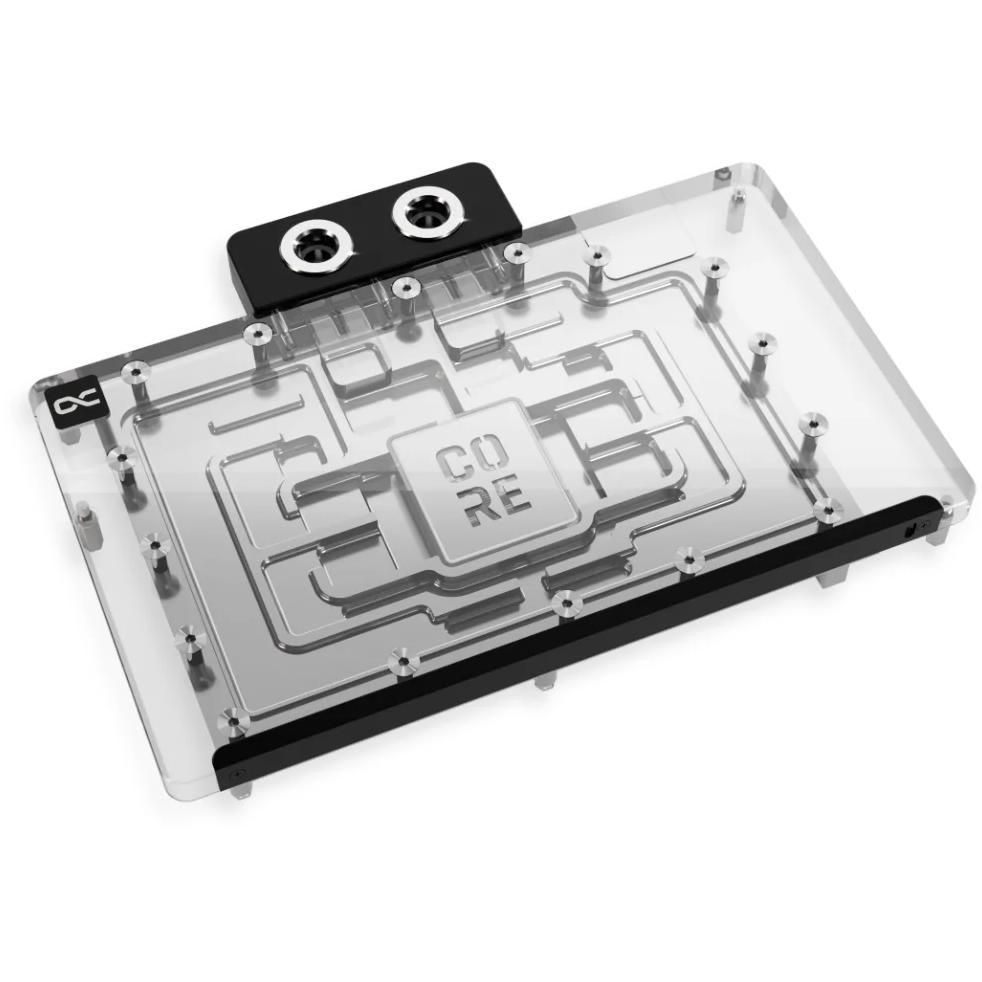 A large main feature product image of Alphacool Core GeForce RTX 5090 Suprim/Vanguard GPU Water Block