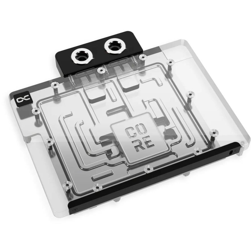 A large main feature product image of Alphacool Core GeForce RTX 5080 Suprim/Vanguard GPU Water Block