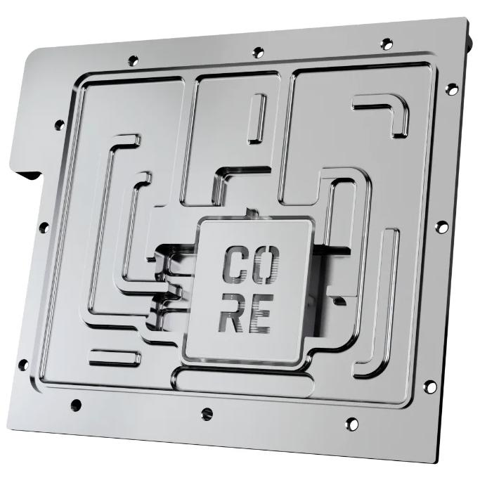 A large main feature product image of Alphacool Core GeForce RTX 5080 Suprim/Vanguard GPU Water Block