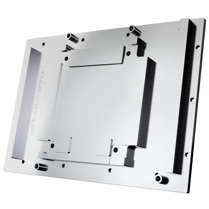 A large main feature product image of Alphacool Core GeForce RTX 5090 TUF Gaming GPU Water Block