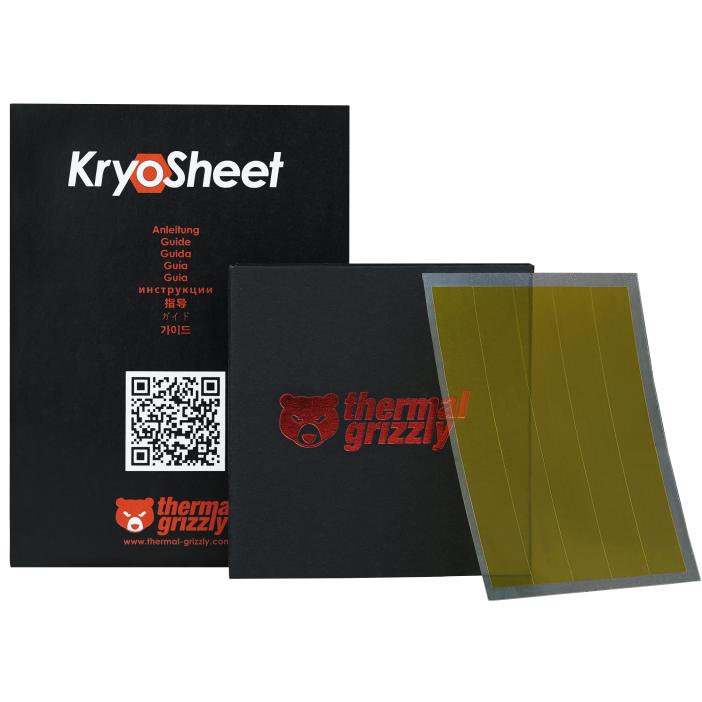 A large main feature product image of Thermal Grizzly Kryosheet - 44x37mm Performance Graphene Thermal Pad