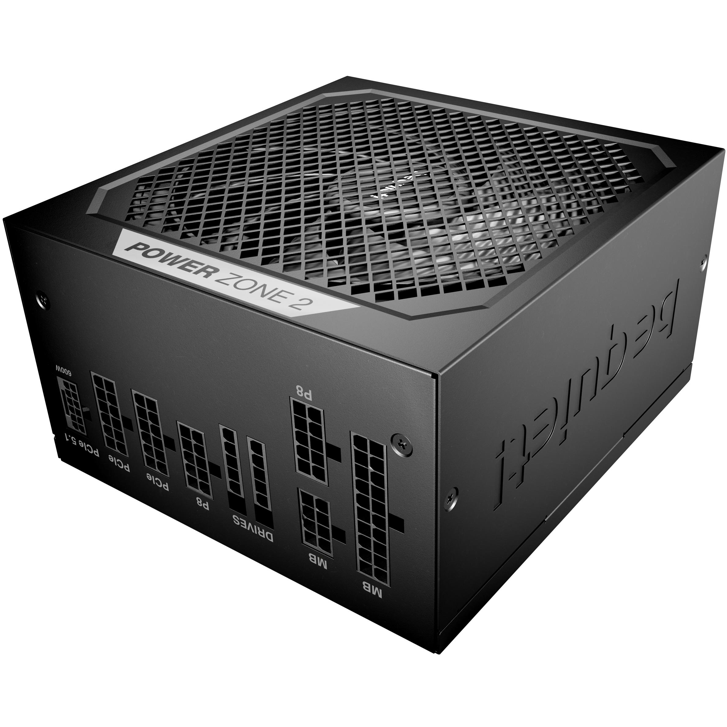 A large main feature product image of be quiet! POWER ZONE 2 1000W Platinum PCIe 5.1 ATX 3.1 Modular PSU