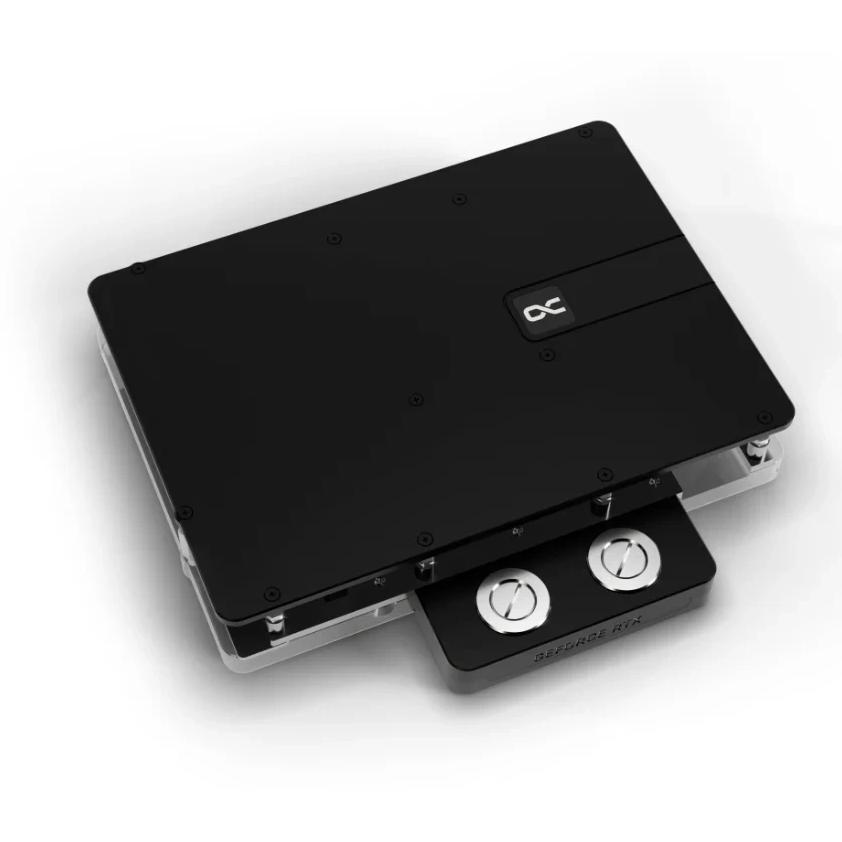 A large main feature product image of Alphacool Core GeForce RTX 5080 GameRock/Phantom GPU Water Block