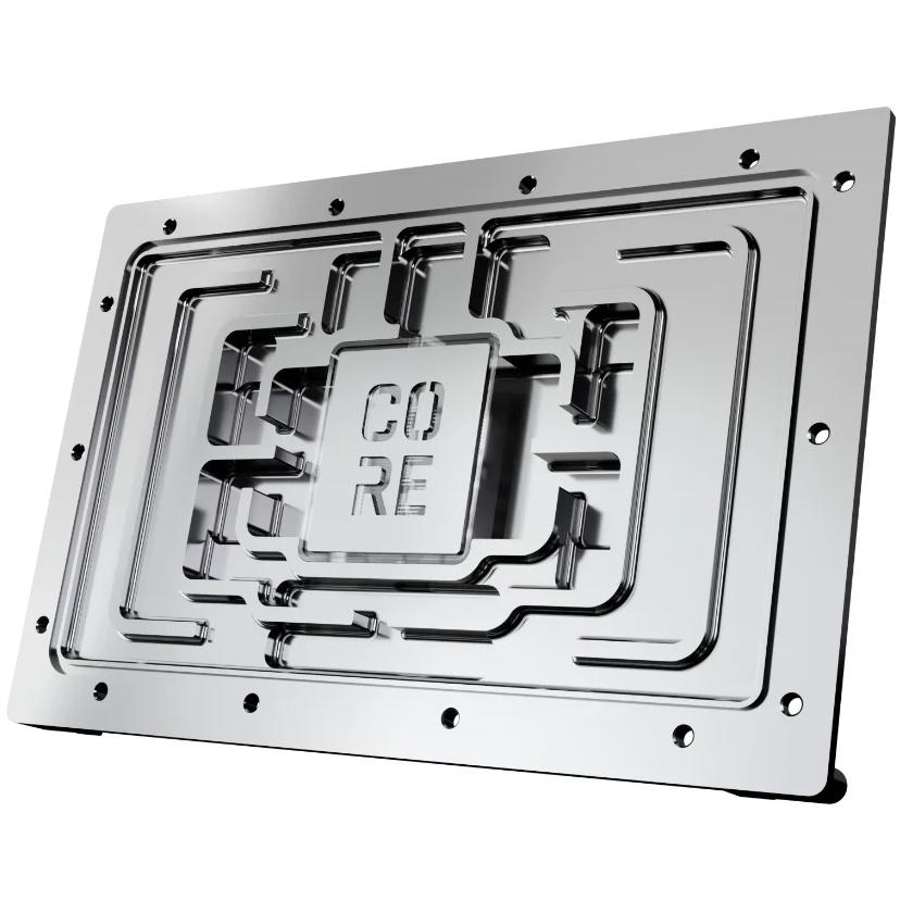 A large main feature product image of Alphacool Core GeForce RTX 5090 Solid/AMP GPU Water Block