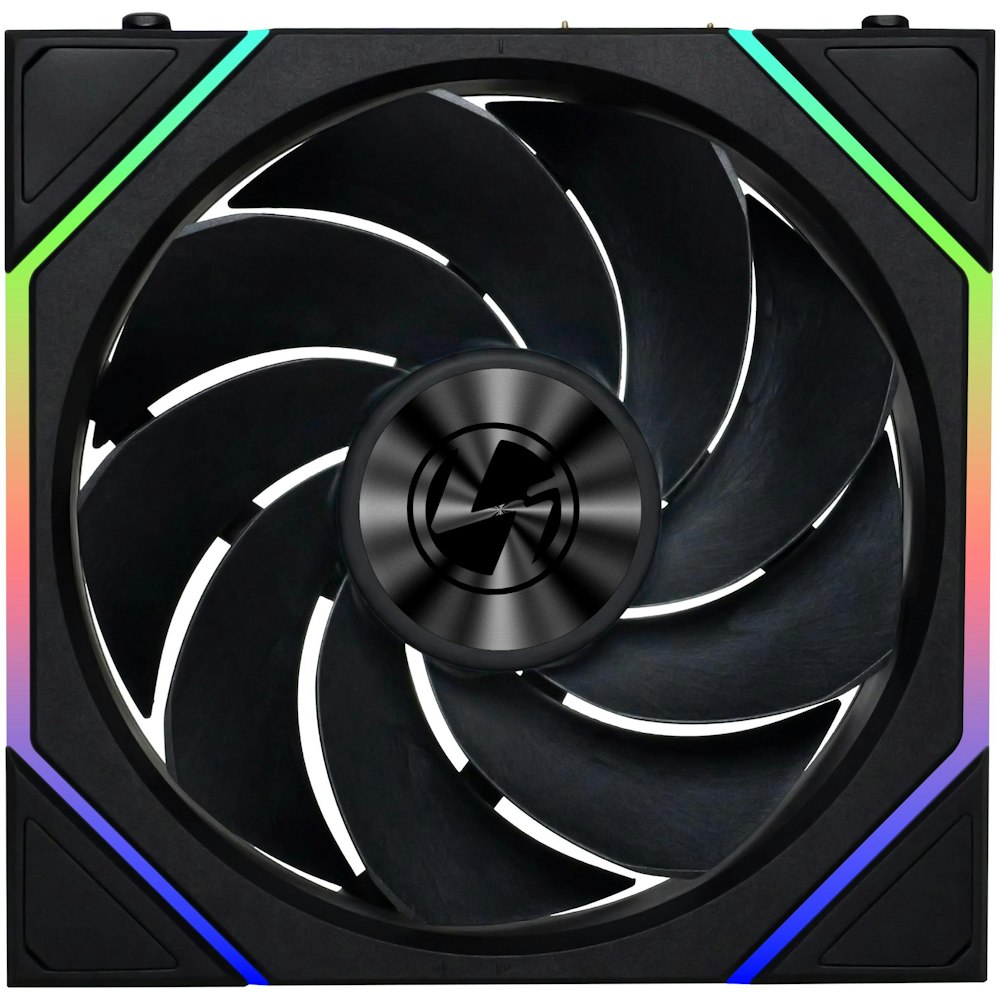 A large main feature product image of Lian LI UNI FAN TL120 Wireless - 120mm Reverse Blade Modular LCP Fan (Black)