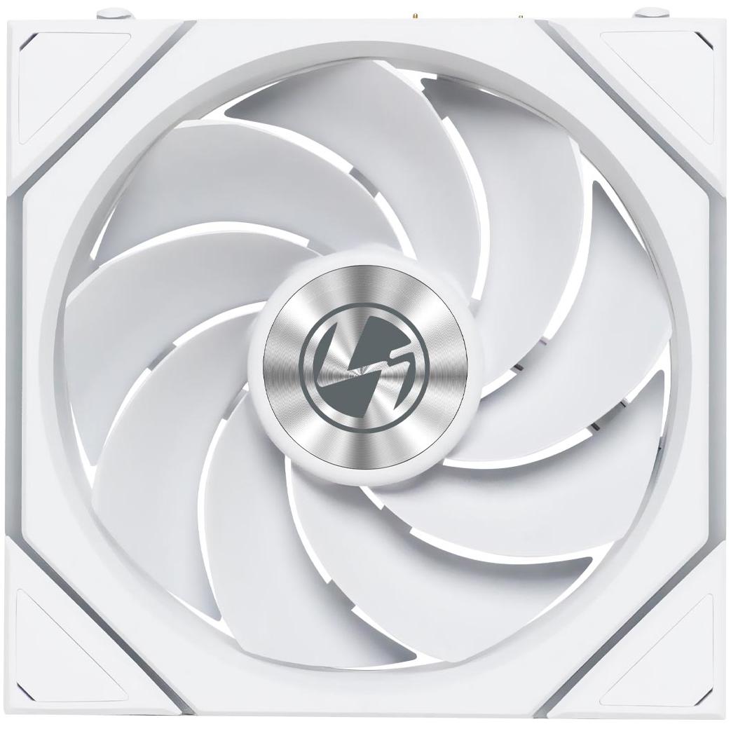 A large main feature product image of Lian LI UNI FAN TL120 Wireless - 120mm Reverse Blade Modular LCP Fan (White)