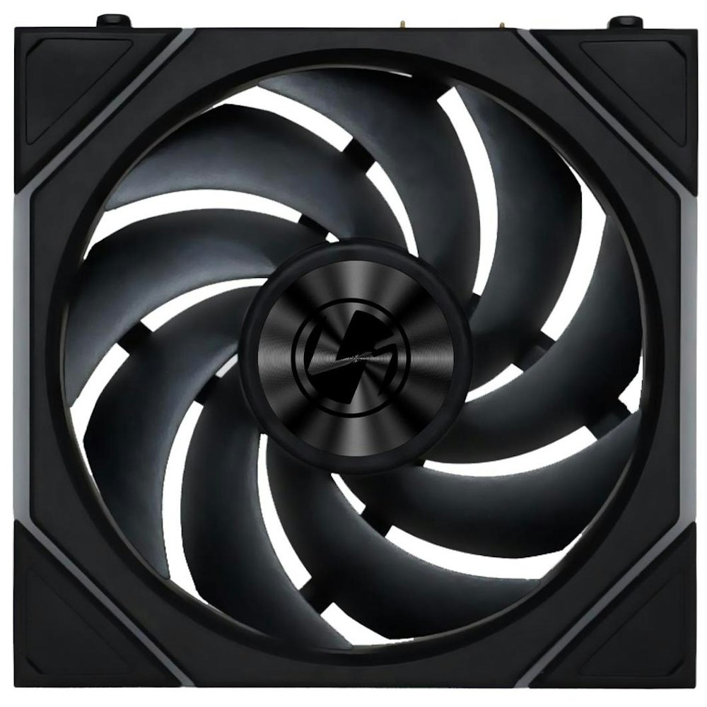 A large main feature product image of Lian LI UNI FAN TL120 Wireless - 120mm Modular LCP Fan 3-Pack w/ Controller (Black)