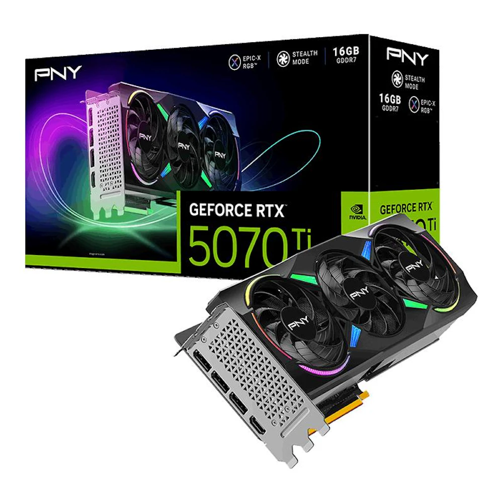 PNY GeForce RTX 5070 Ti ARGB OC 16GB