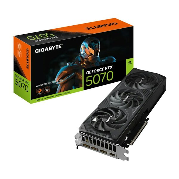 Gigabyte GeForce RTX 5070 WindForce OC SFF 12G Graphics Card