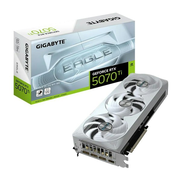 Gigabyte GeForce RTX 5070 Ti EAGLE OC ICE SFF 16GB GDDR7 (White)