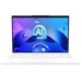 A product image of MSI Prestige 13 AI Evo (A1M) - 13.3" OLED, Ultra 7 155H, 16GB/512GB - Win 11 Pro Notebook (White)