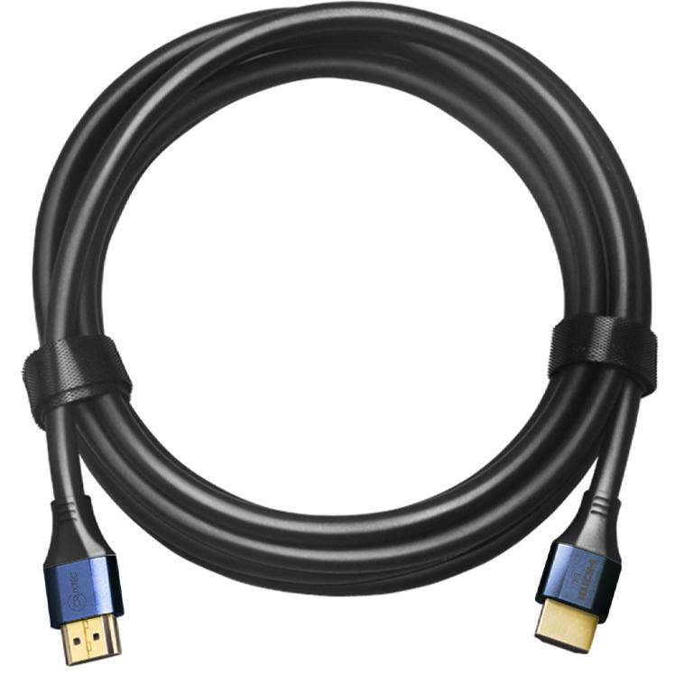 A large main feature product image of Cruxtec HDMI 2.1 Cable 8K with Ethernet 1m Black