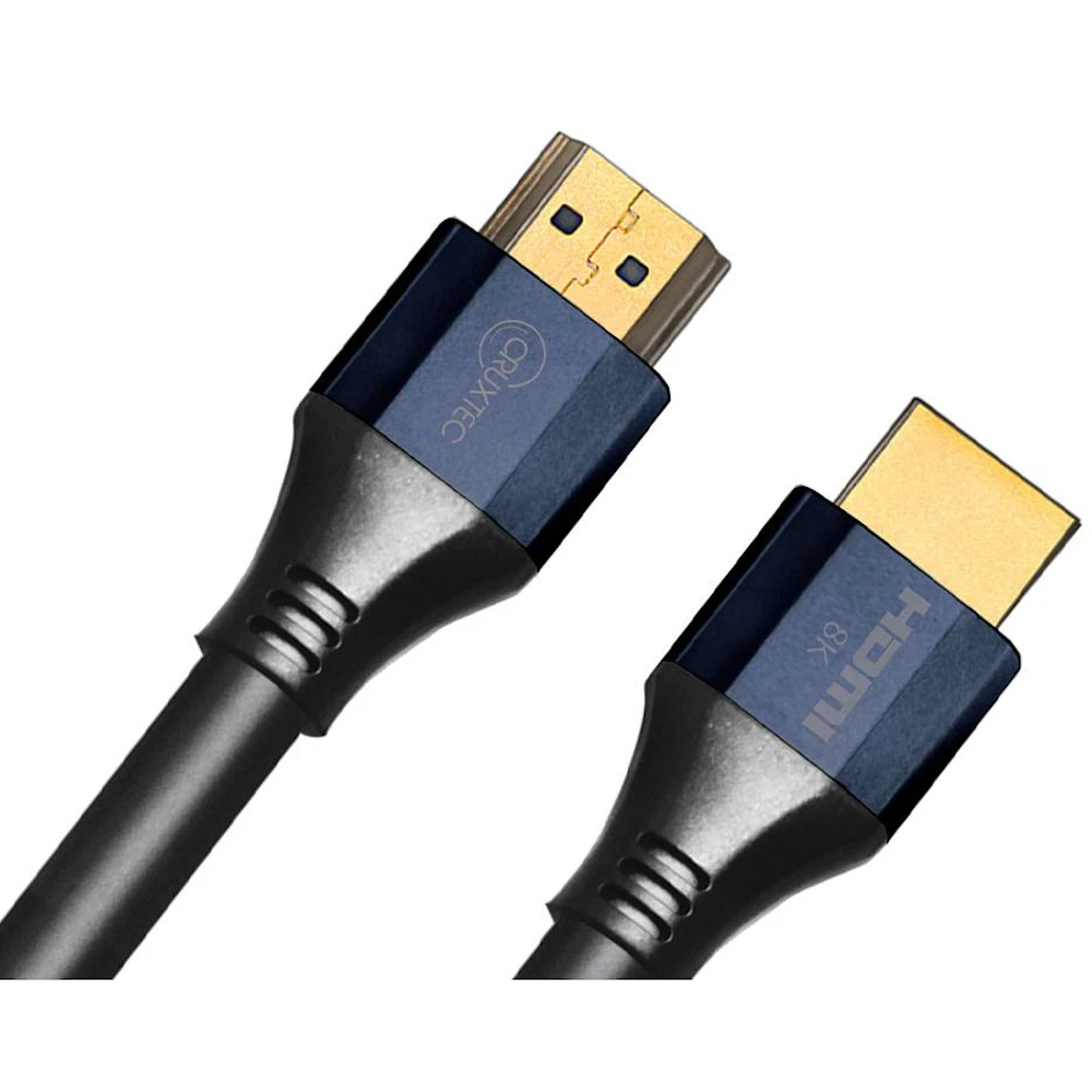 Cruxtec HDMI 2.1 Cable 8K with Ethernet 1m Black