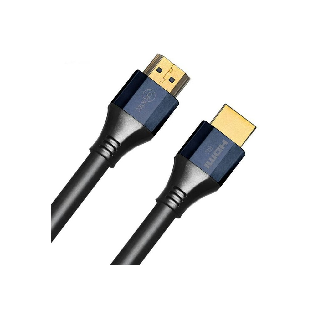 A large main feature product image of Cruxtec HDMI 2.1 Cable 8K with Ethernet 3m Black