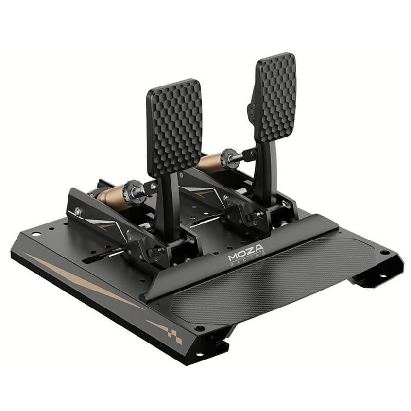 A large main feature product image of MOZA CRP2 Pedals