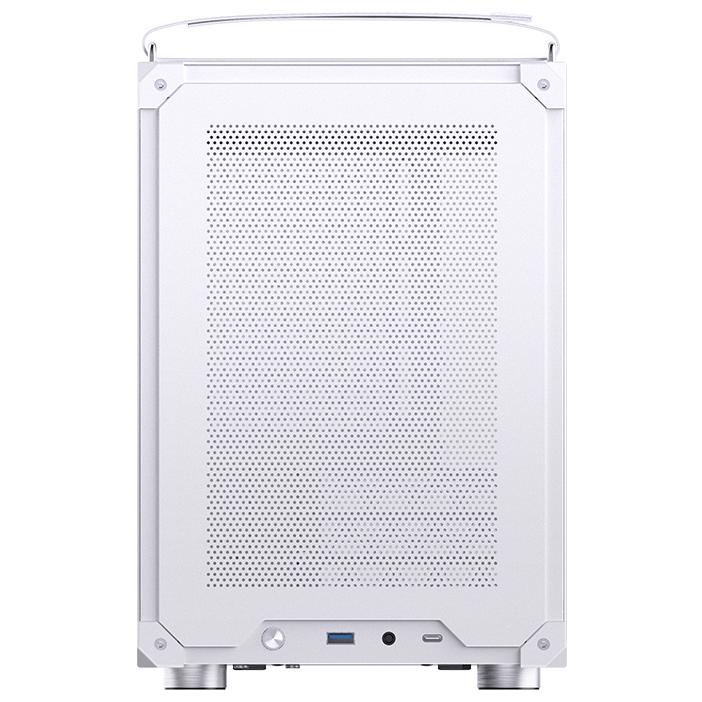 A large main feature product image of Jonsbo C6 Max SFF 20L mATX Case (White)