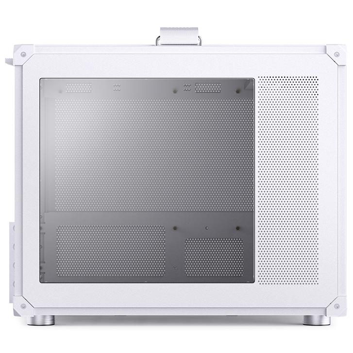 A large main feature product image of Jonsbo C6 Max SFF 20L mATX Case (White)
