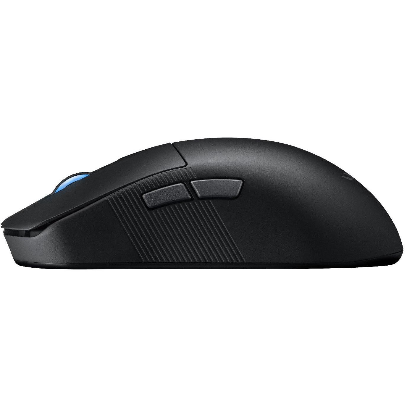 A large main feature product image of ASUS ROG Harpe Ace Mini Wireless Gaming Mouse - Black