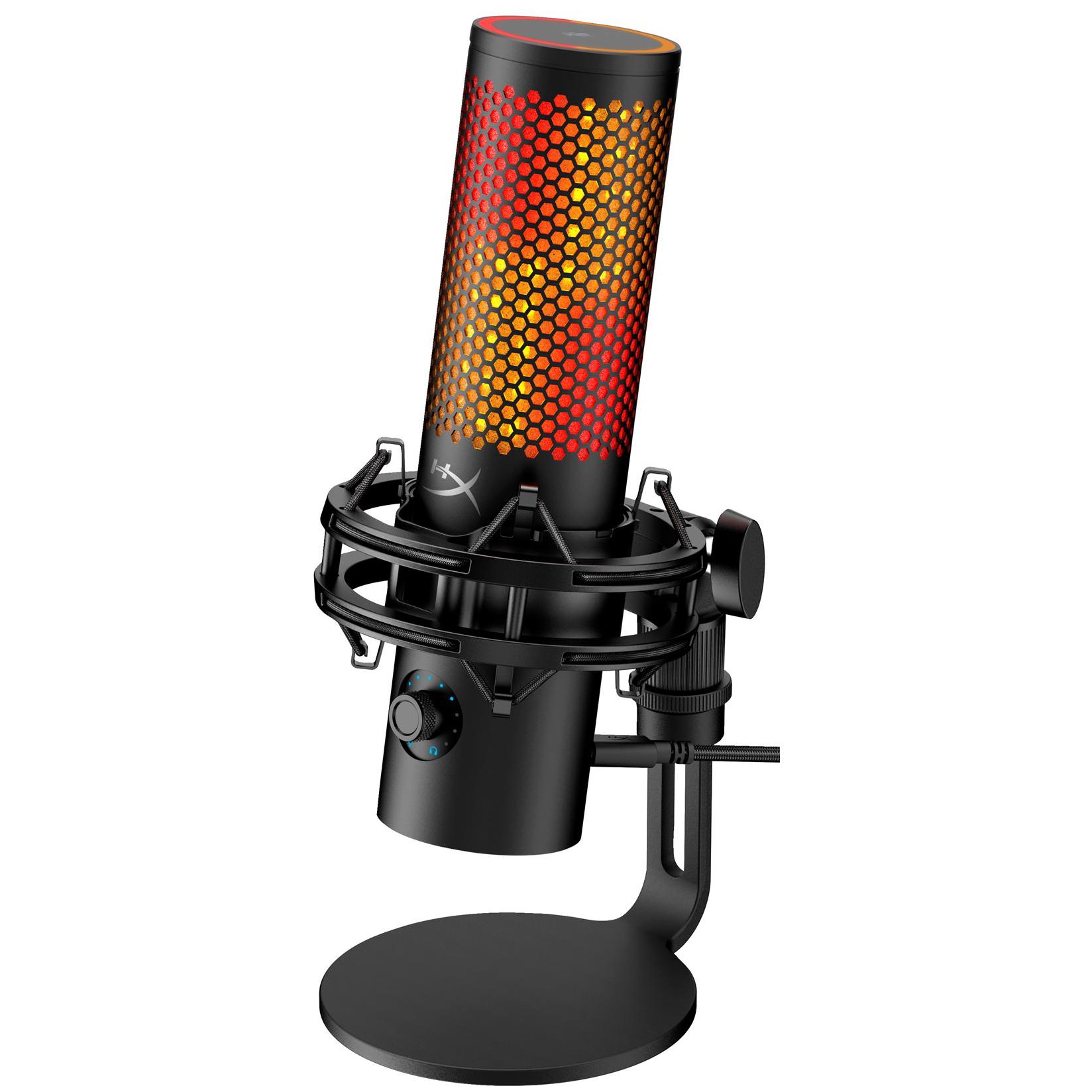 A large main feature product image of HyperX QuadCast 2 S - RGB USB Microphone