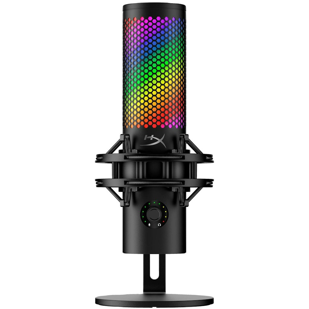 A large main feature product image of HyperX QuadCast 2 S - RGB USB Microphone