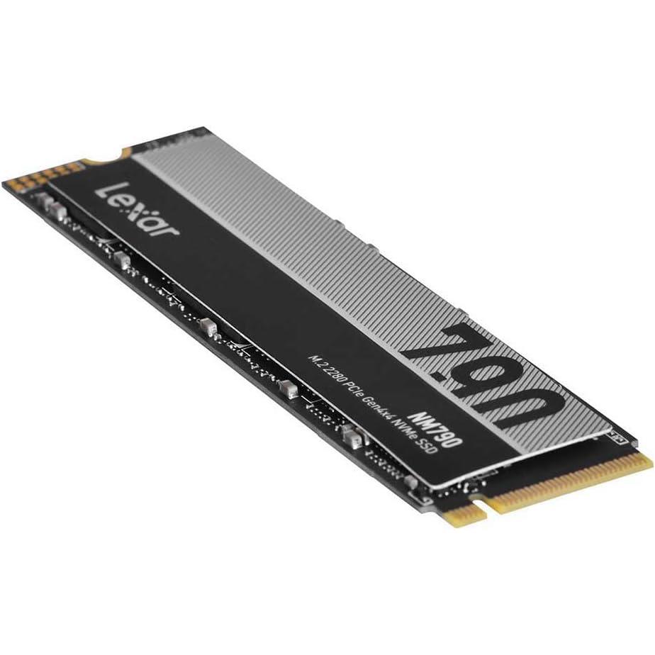 A large main feature product image of Lexar NM790 PCIe Gen4 NVMe M.2 SSD - 1TB