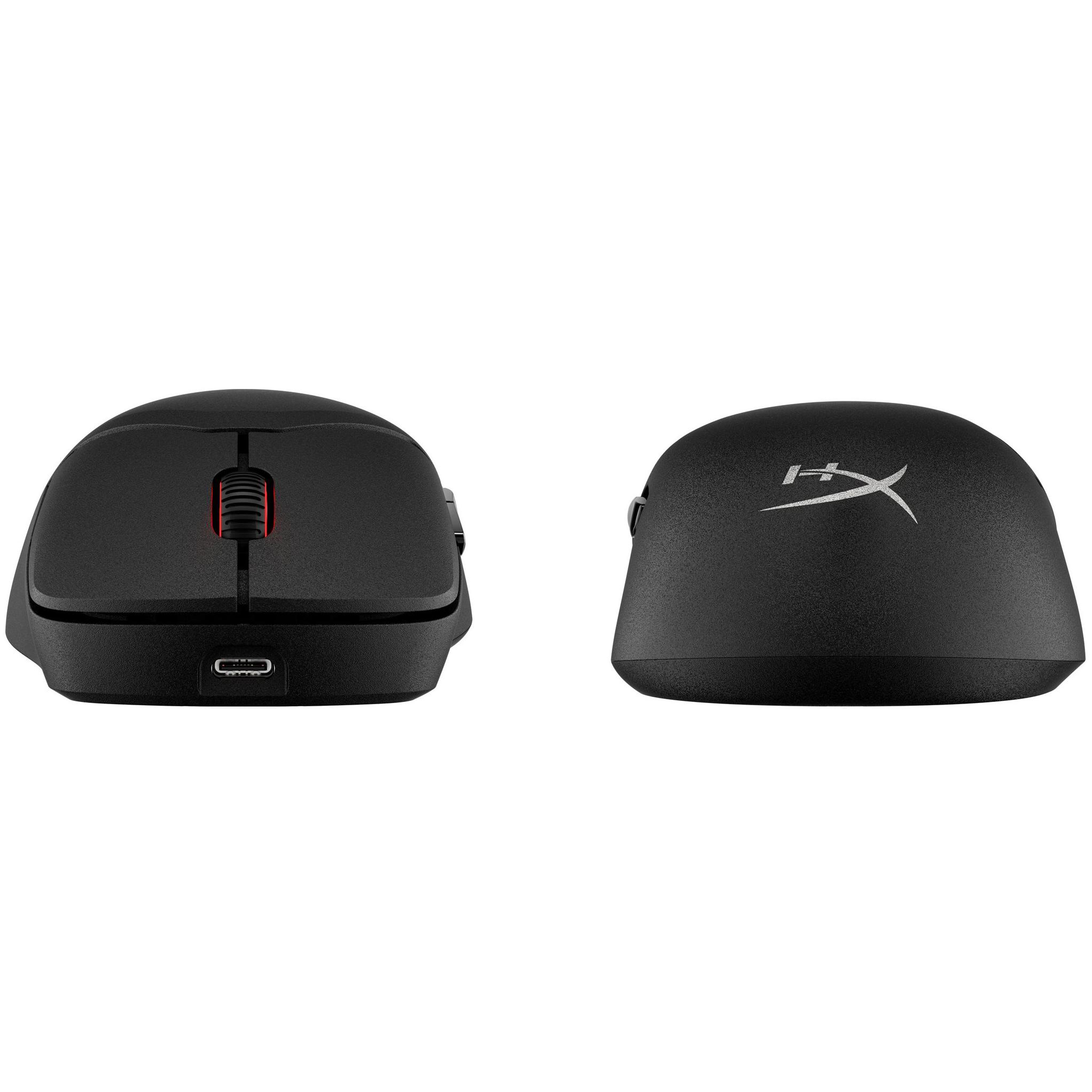 A large main feature product image of HyperX Pulsefire Saga - Wired Gaming Mouse (Black)