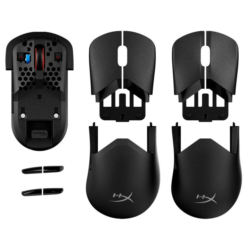 A large main feature product image of HyperX Pulsefire Saga Pro Wireless Gaming Mouse