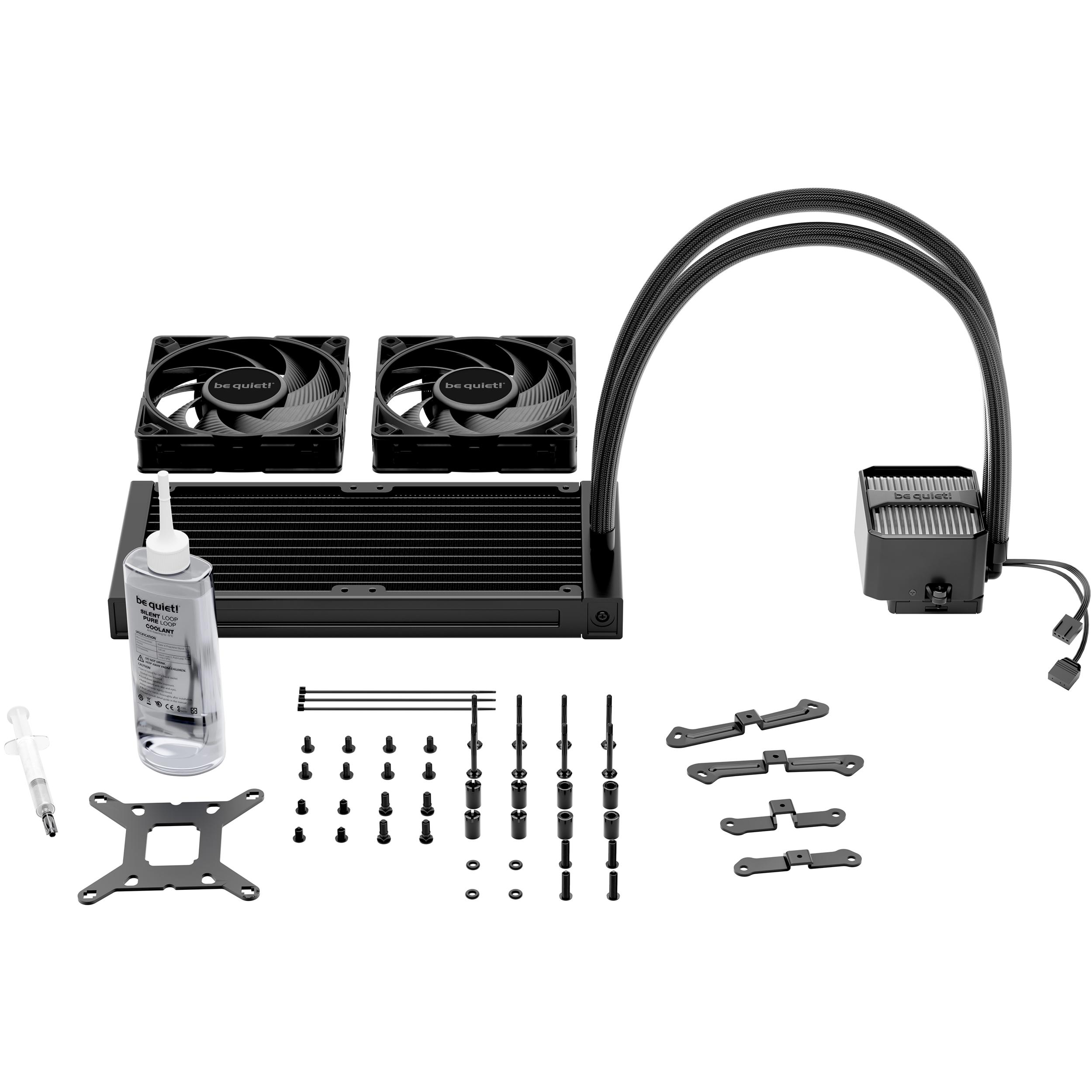 A large main feature product image of be quiet! SILENT LOOP 3 240mm ARGB AIO Liquid CPU Cooler