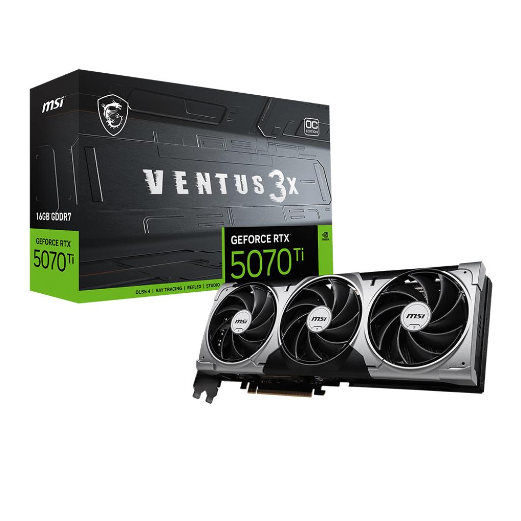 MSI GeForce RTX 5070 Ti Ventus 3X OC 16GB GDDR7