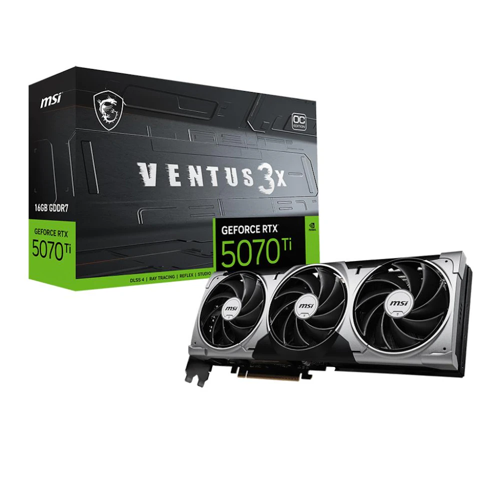 MSI GeForce RTX 5070 Ti 16GB GDDR7 VENTUS 3X OC
