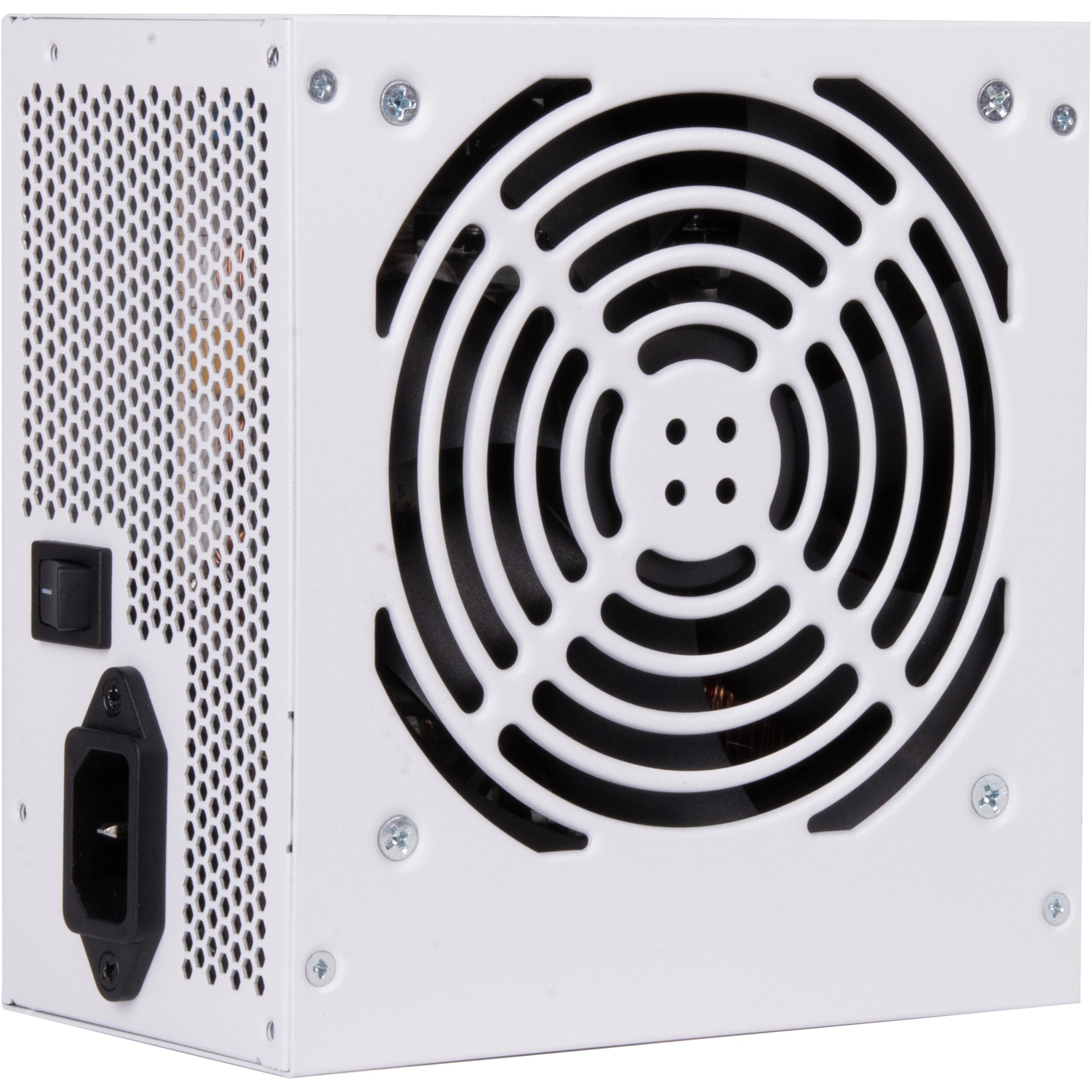 A large main feature product image of SilverStone Strider 650W 80PLUS ATX PSU (White)