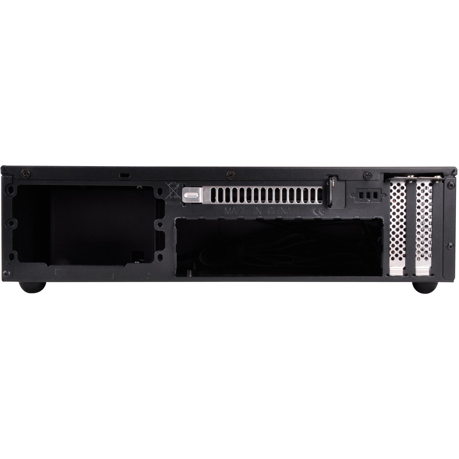 A large main feature product image of SilverStone ML09 SFF 7L Mini-ITX Case