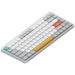 A product image of Nuphy Air75 v2 QMK/VIA Wireless Mechanical Keyboard White (Cowberry Switch)