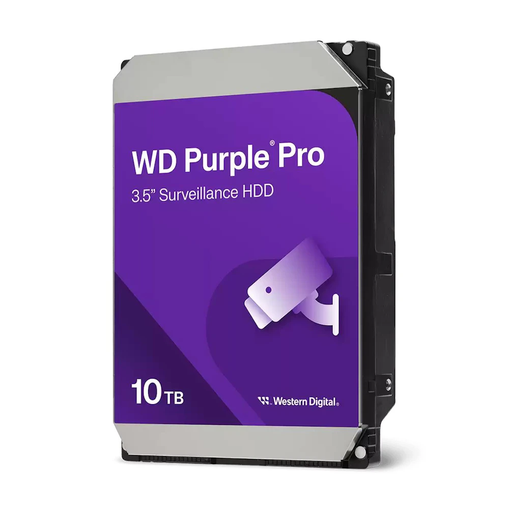 WD Purple Pro 3.5" Surveillance HDD - 10TB 512MB