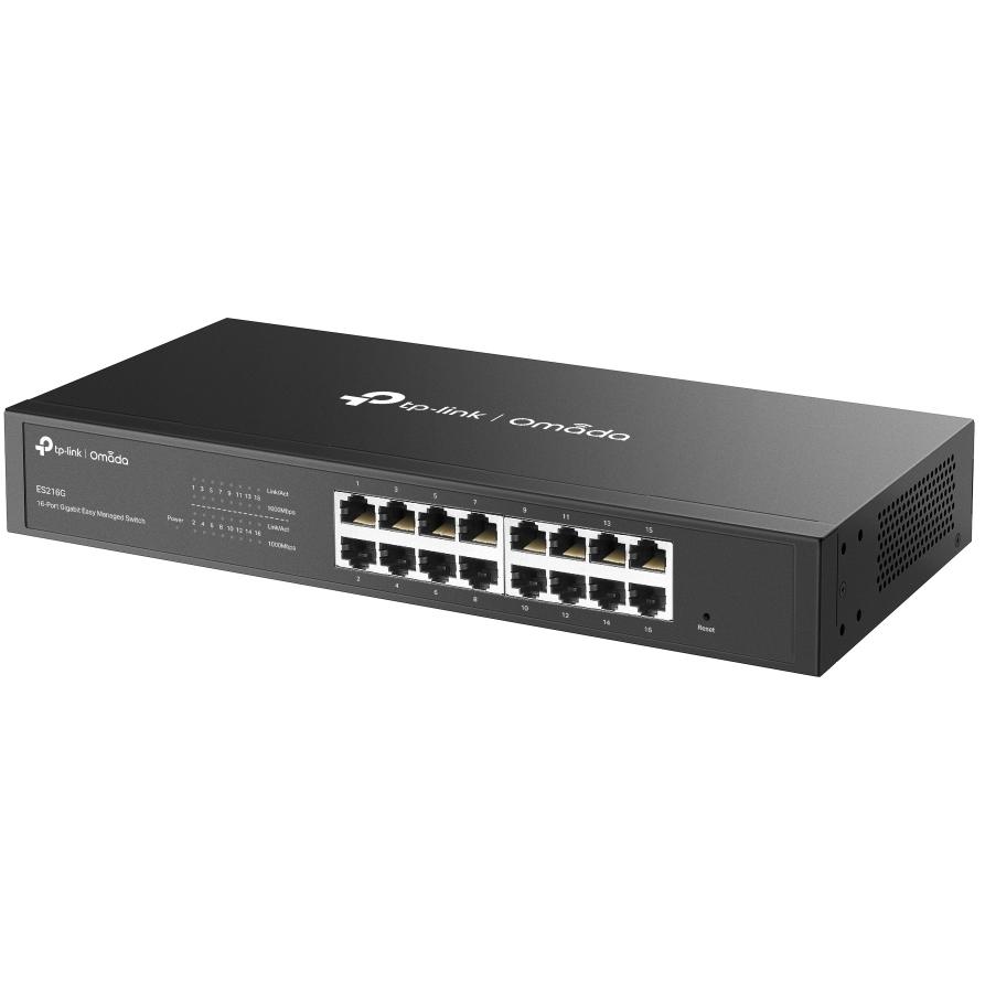 A large main feature product image of TP-Link ES216G - Omada 16-Port Gigabit Easy Managed Switch