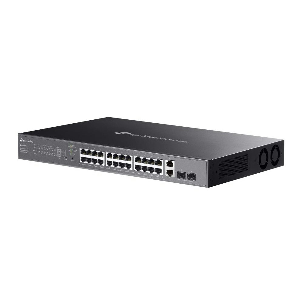 A large main feature product image of TP-Link ES228GMP -Omada 28-Port Gigabit Easy Managed Switch with 24-Port PoE+