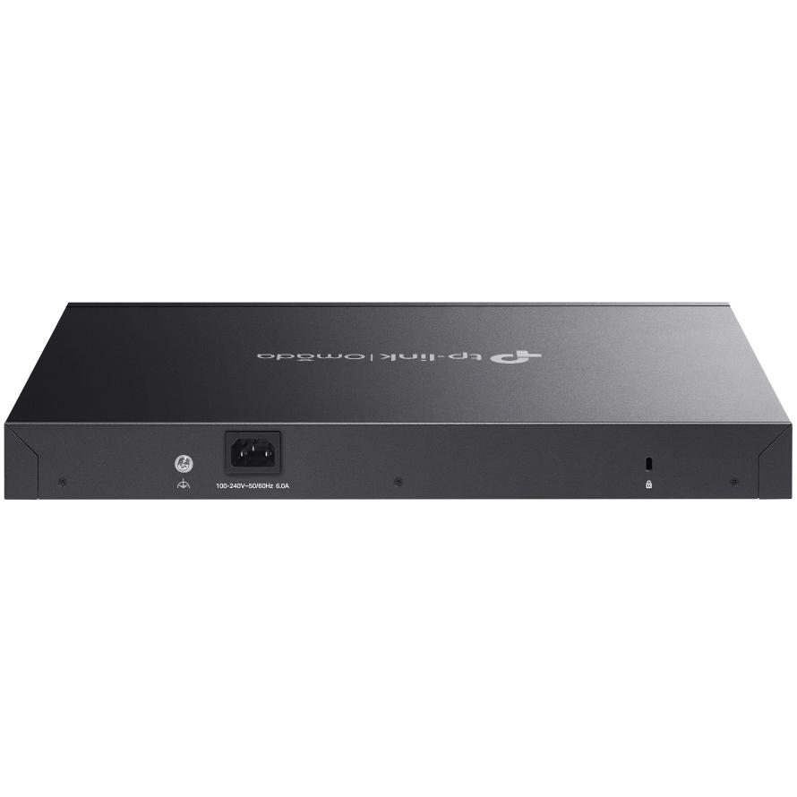 A large main feature product image of TP-Link ES228GMP -Omada 28-Port Gigabit Easy Managed Switch with 24-Port PoE+ 