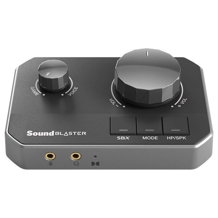 A large main feature product image of Creative Sound Blasters G8 Hi-Res Gaming DUAL USB DAC and Amp