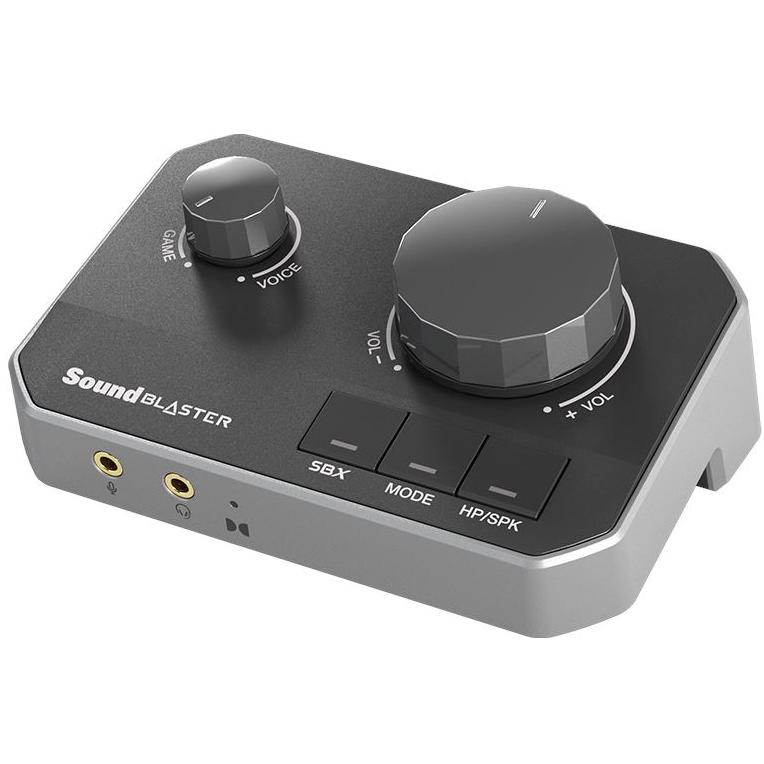 A large main feature product image of Creative Sound Blasters G8 Hi-Res Gaming DUAL USB DAC and Amp