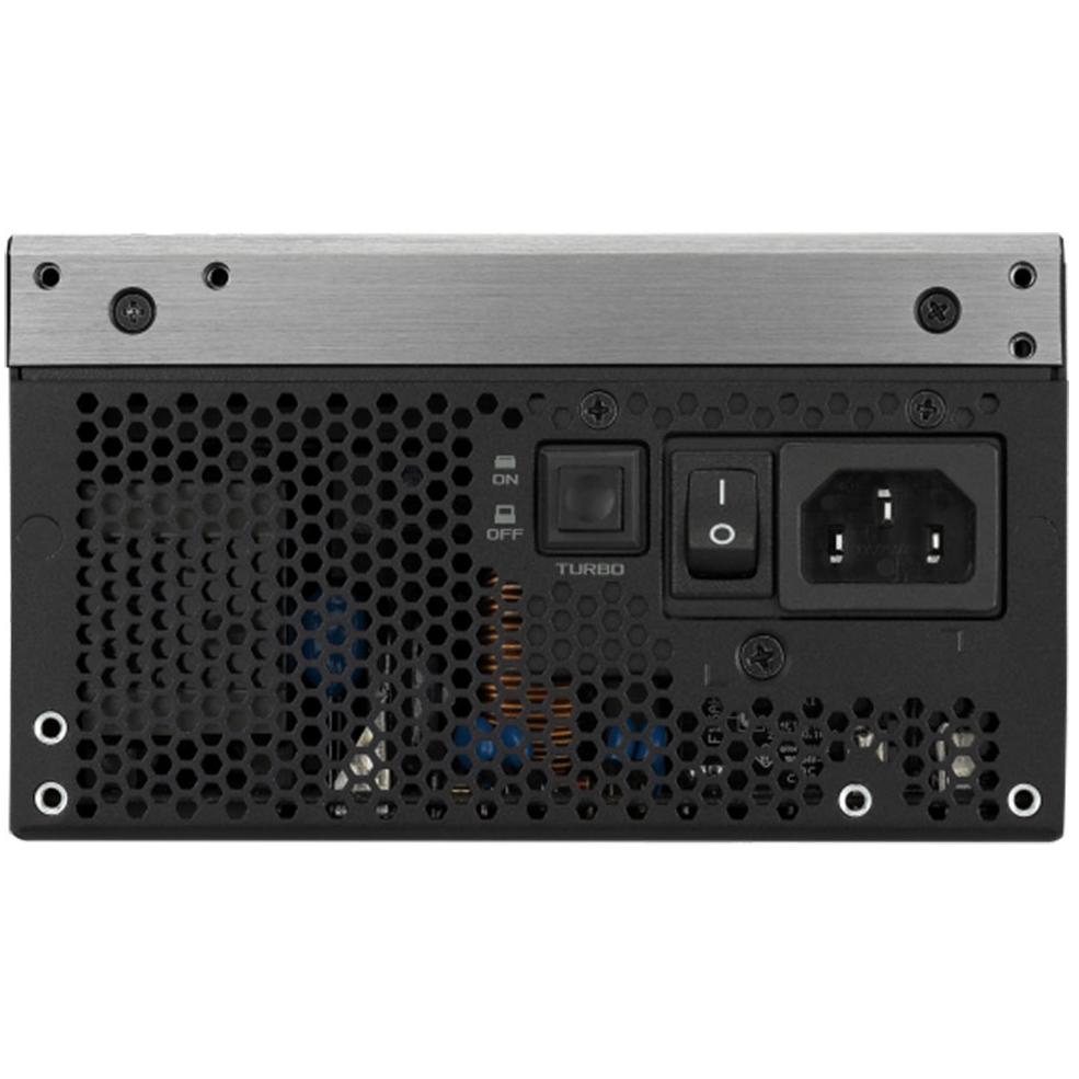 A large main feature product image of ASUS ROG THOR 1200W Platinum III PCIe 5.0 Modular PSU w/ Magnetic OLED Display