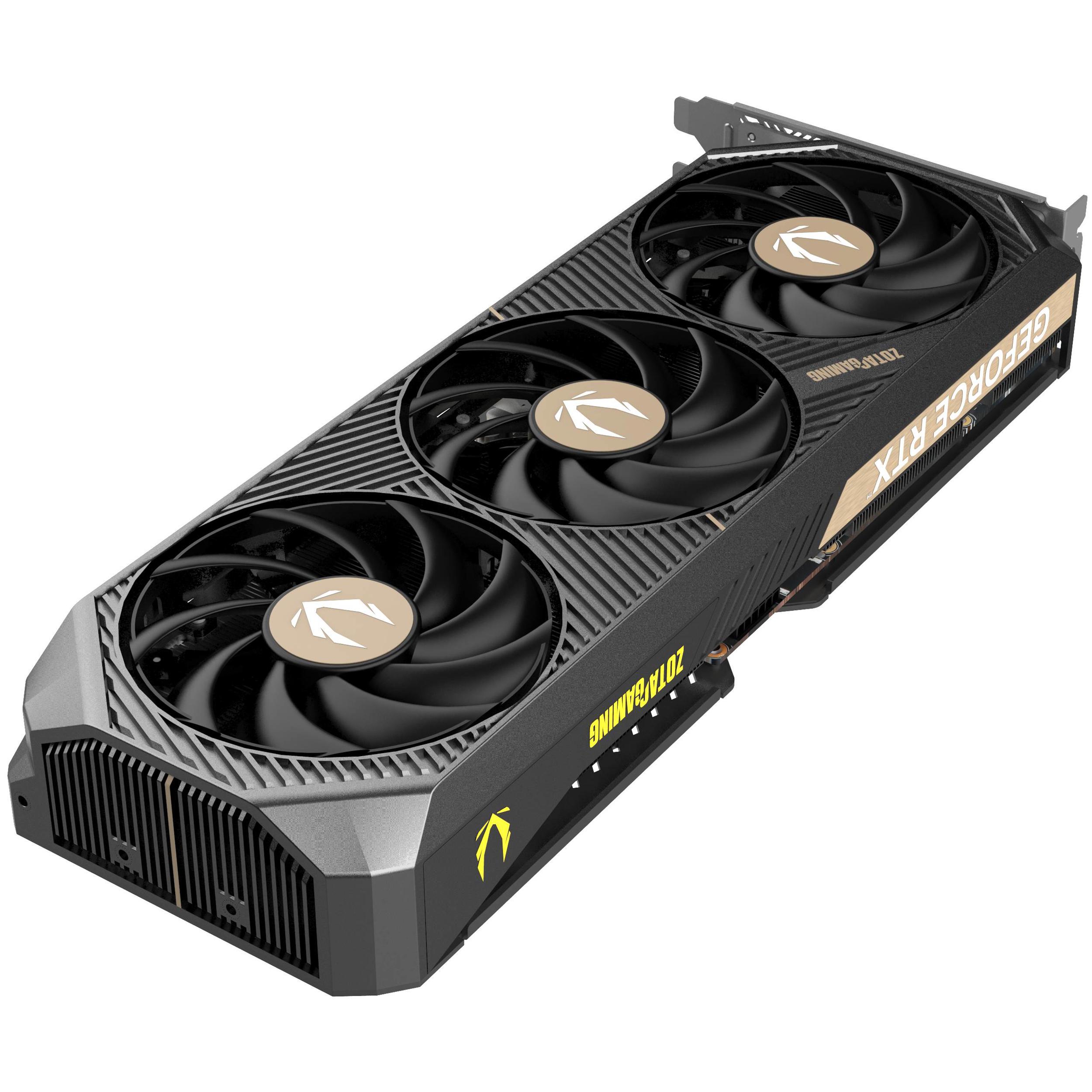 A large main feature product image of ZOTAC GAMING GeForce RTX 5070 SOLID OC 12GB GDDR7