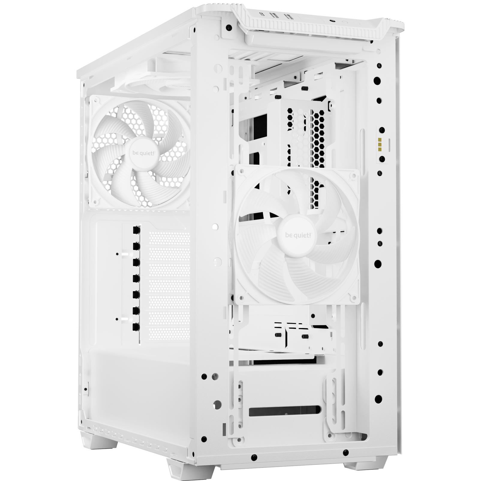 A large main feature product image of be quiet! PURE BASE 501 DX - Mid Tower Case (White)