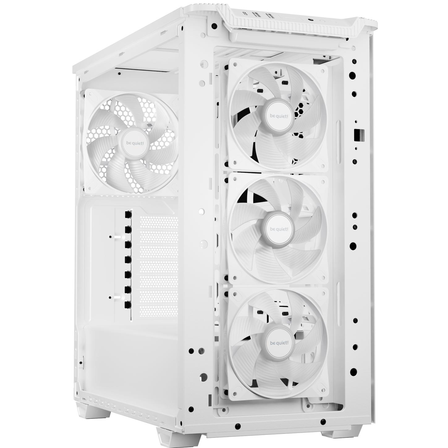 A large main feature product image of be quiet! PURE BASE 501 LX - Mid Tower Case (White)