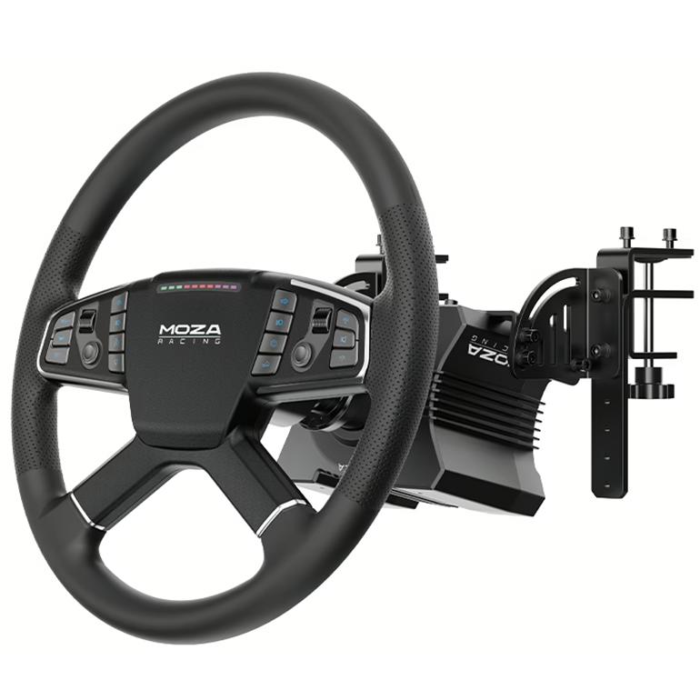 A large main feature product image of MOZA Truck Driving Simulator Bundle